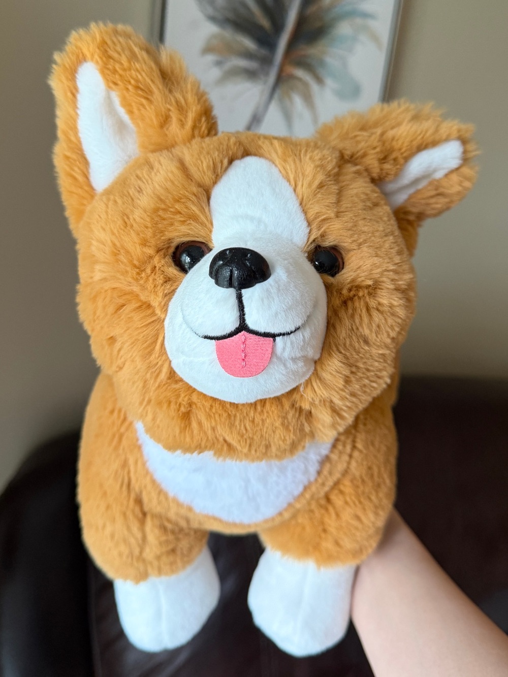 Heat pack cuddly Corgi Plush